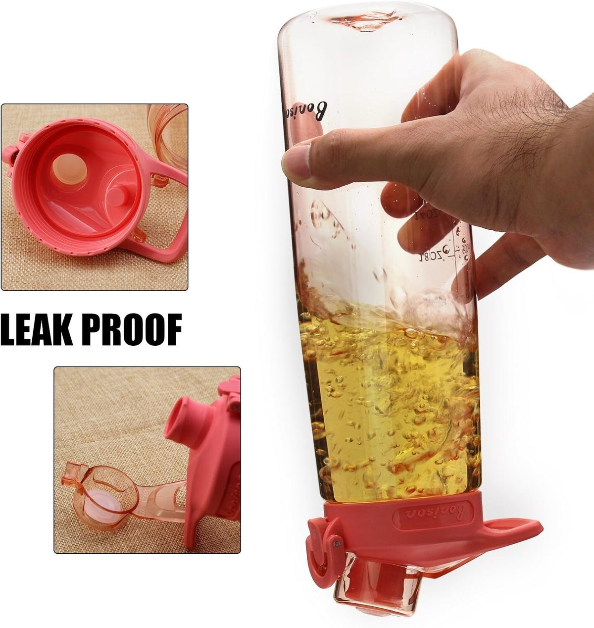 36 OZ Leak Proof BPA Free Wide Mouth Sports Water Bottle with Flip Top Lid and Handle