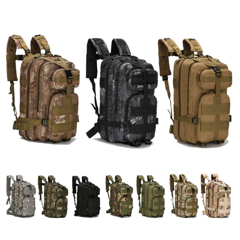 35L Outdoor Military Molle Tactical Backpack Rucksack for Camping Hiking Travel