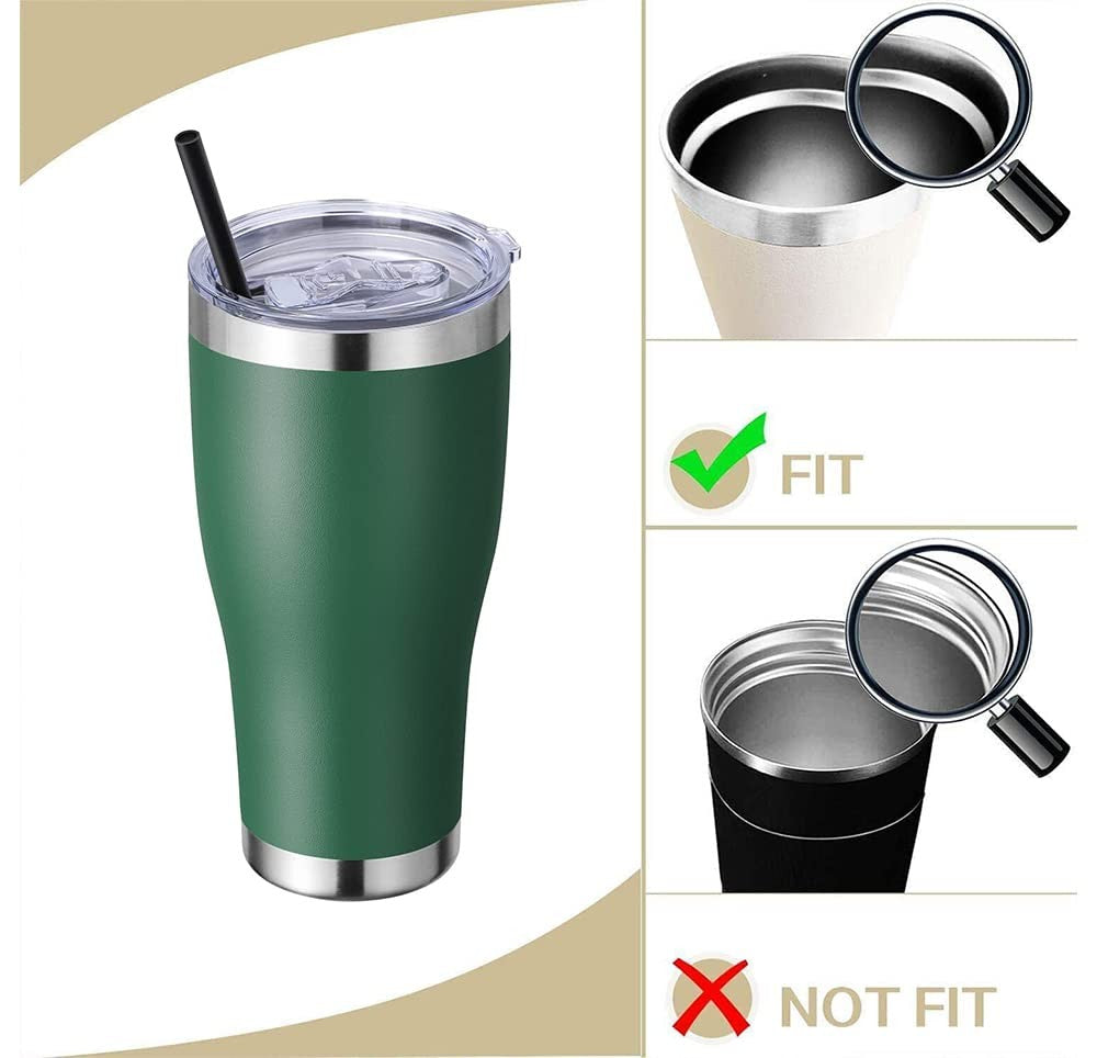 30 oz Tumbler Lid Replacement - Clear BPA-Free Drinkware Accessory