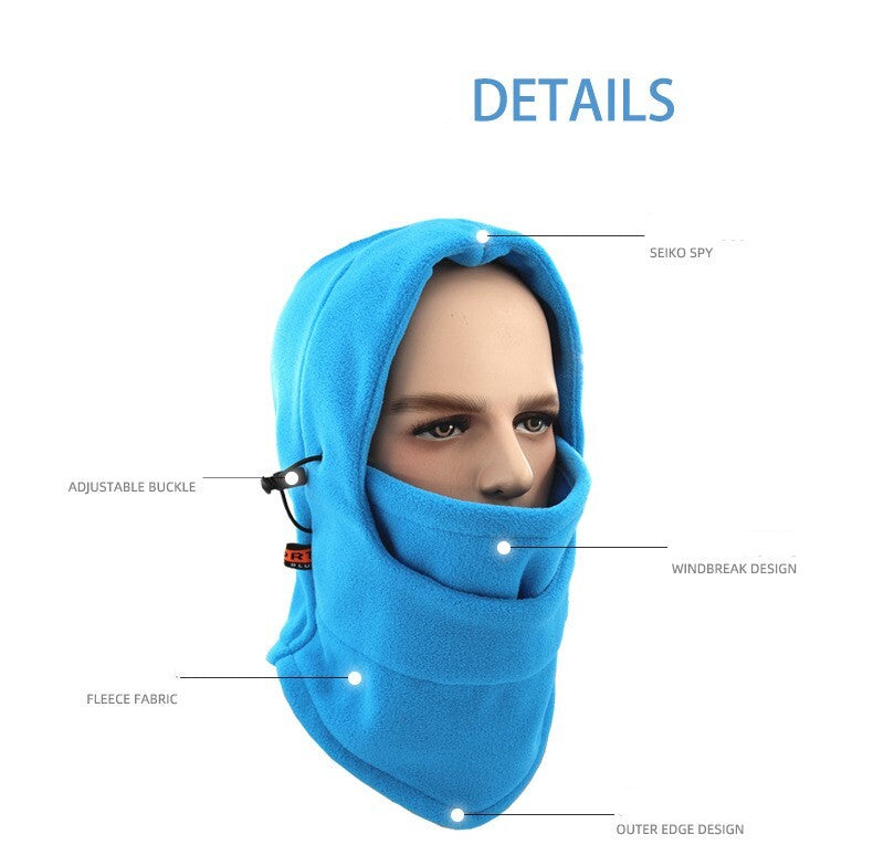 Unisex Fleece Balaclava Face Mask for Cold Weather Outdoor Sports