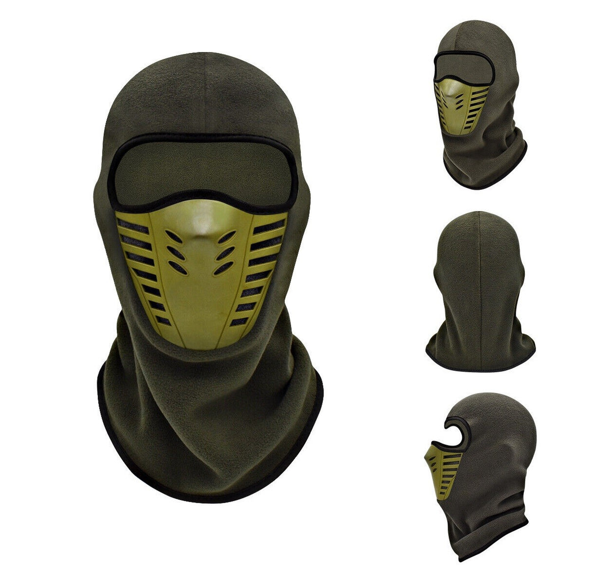 Full Face Ski Mask Balaclava Windproof Fleece Neck Warmer for Winter Outdoor Activities