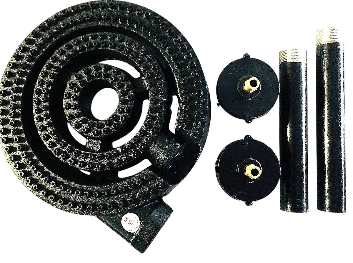 Three Ring Propane Gas Burner 110,000 BTU for Commercial Cooktop or Wok Range