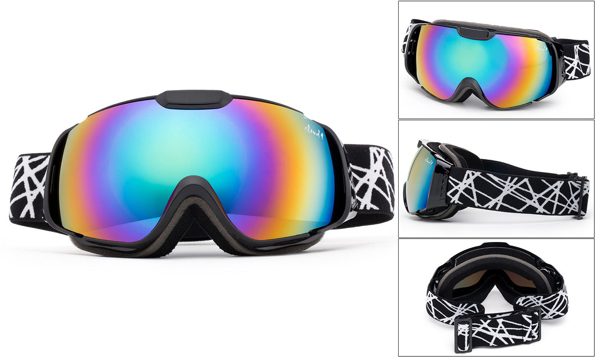 Kids Snow Ski Goggles Dual Lens Youth Ski Goggle with Pouch - Multiple Colors