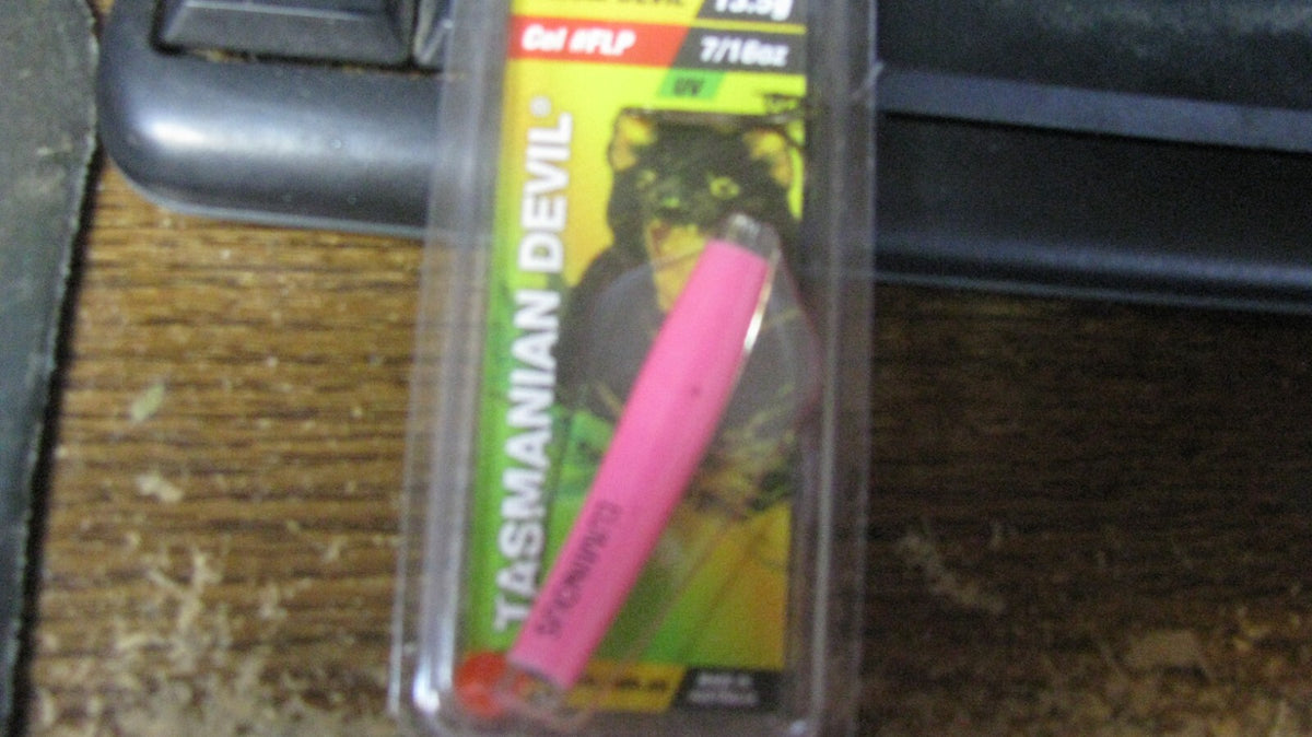 Tasmanian Devil Fishing Lures Set - 3 Brightly Painted Baits for Trout & Panfish