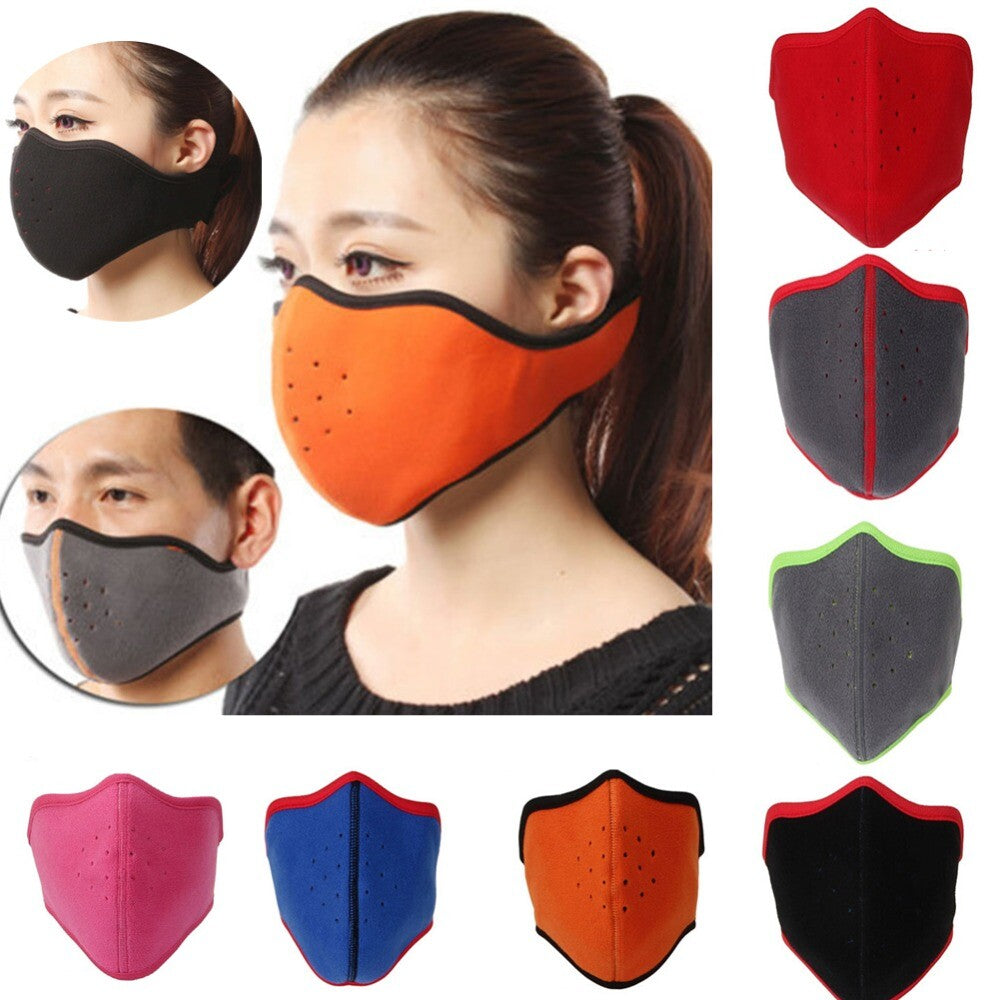 Winter Windproof Half Face Mask for Men Women Skiing Cycling Running