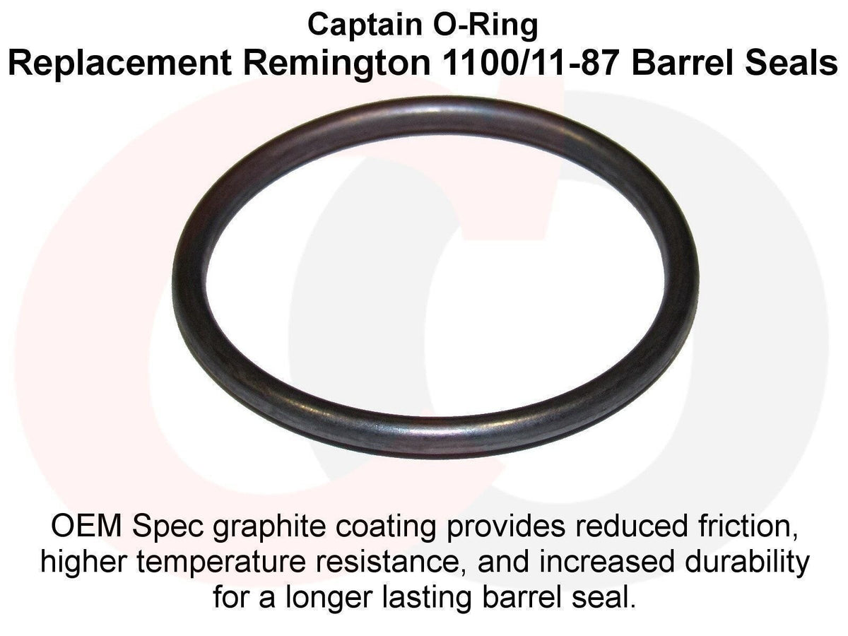 Replacement Graphite Barrel Seal O-Rings for Remington 1100 & 11-87 Shotguns - 4 Pack