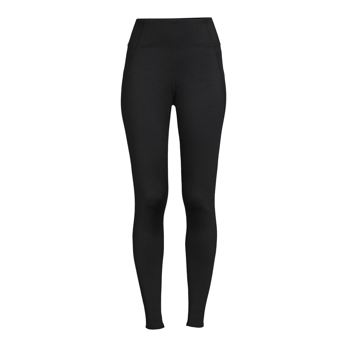 Women's Thermal Leggings with High Waist Black - Plush Warmth, Slim Fit