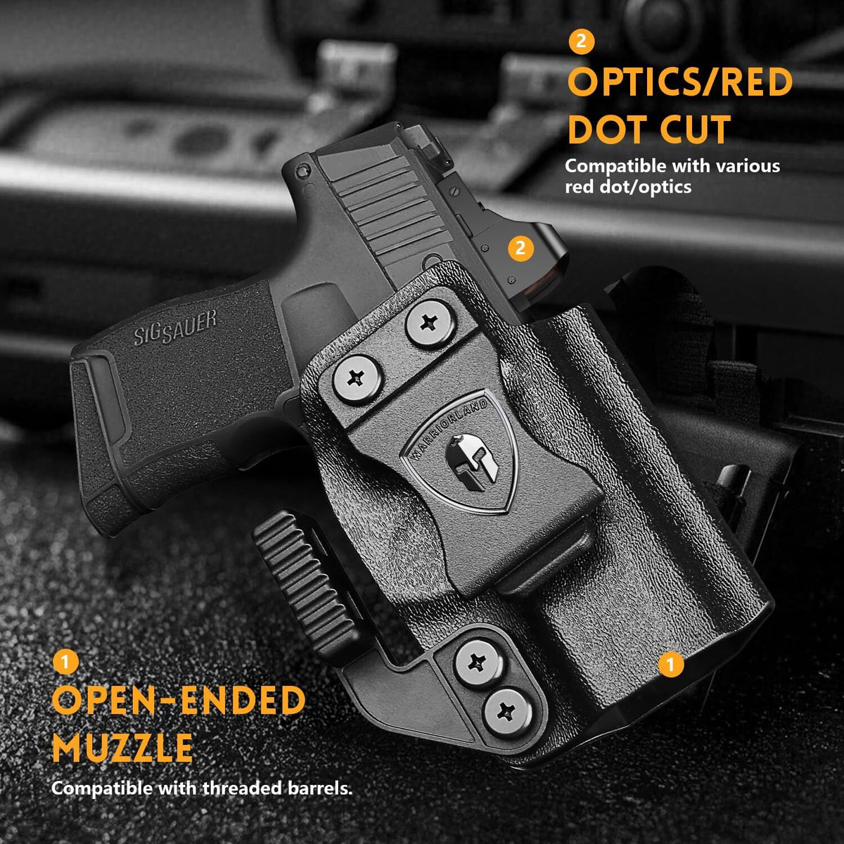 IWB Kydex Holster for Sig P365 P365 XL P365 SAS P365X P365 .380 ACP - Concealed Carry