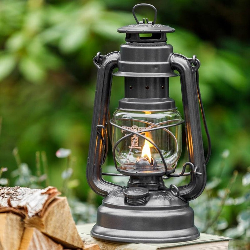 Outdoor Kerosene Lantern - Galvanized Hurricane Light for Camping & Garden