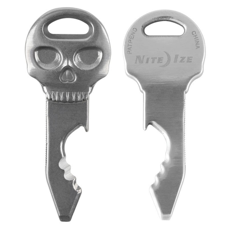 Keychain Multi-Tool with Bottle Opener and Screwdriver - Stainless Steel