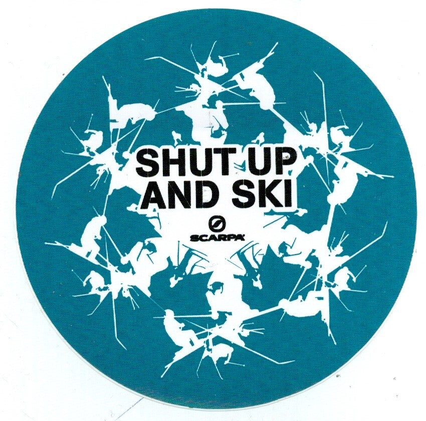 Ski & Snowboard Decals Sticker Set for Mountain Ski Boots & Gear