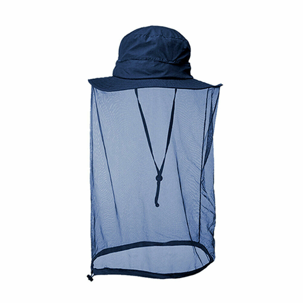 Mosquito Head Net Hat for Outdoor Sun and Insect Protection - Lightweight Mesh Face Cover
