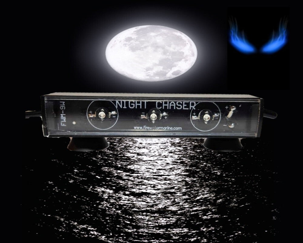 High-Power 9W UV Black Light for Boats Fishing UV Ultraviolet LED Lamp 12V-24V