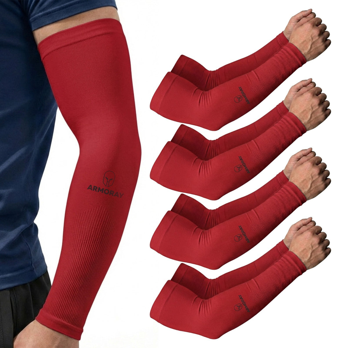Tattoo Cover Up Arm Sleeves for Men & Women - UV Protection & Compression