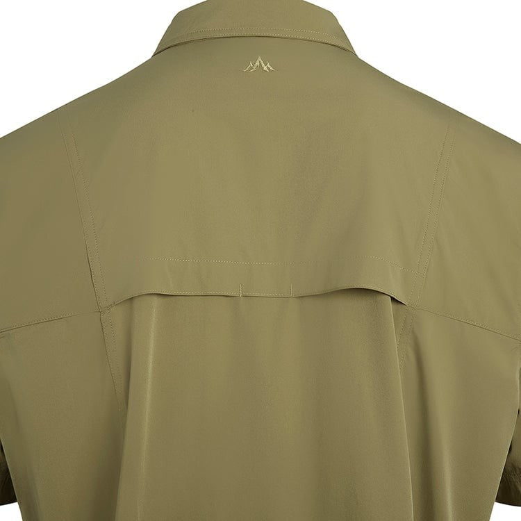 Pnuma Outdoors Short Sleeve Shooting Shirt - Dark Herb UPF 30+