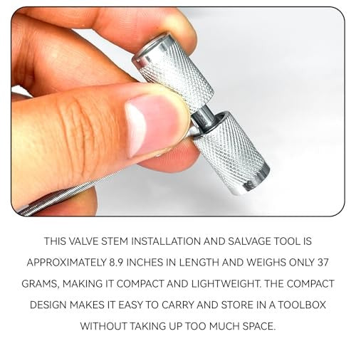 Valve Stem Puller Tool for Tire Valve Core Removal and Installation