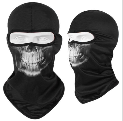 Unisex Skull Ski Mask Balaclava Ghost Bandana Full Face Mask for Outdoor Activities