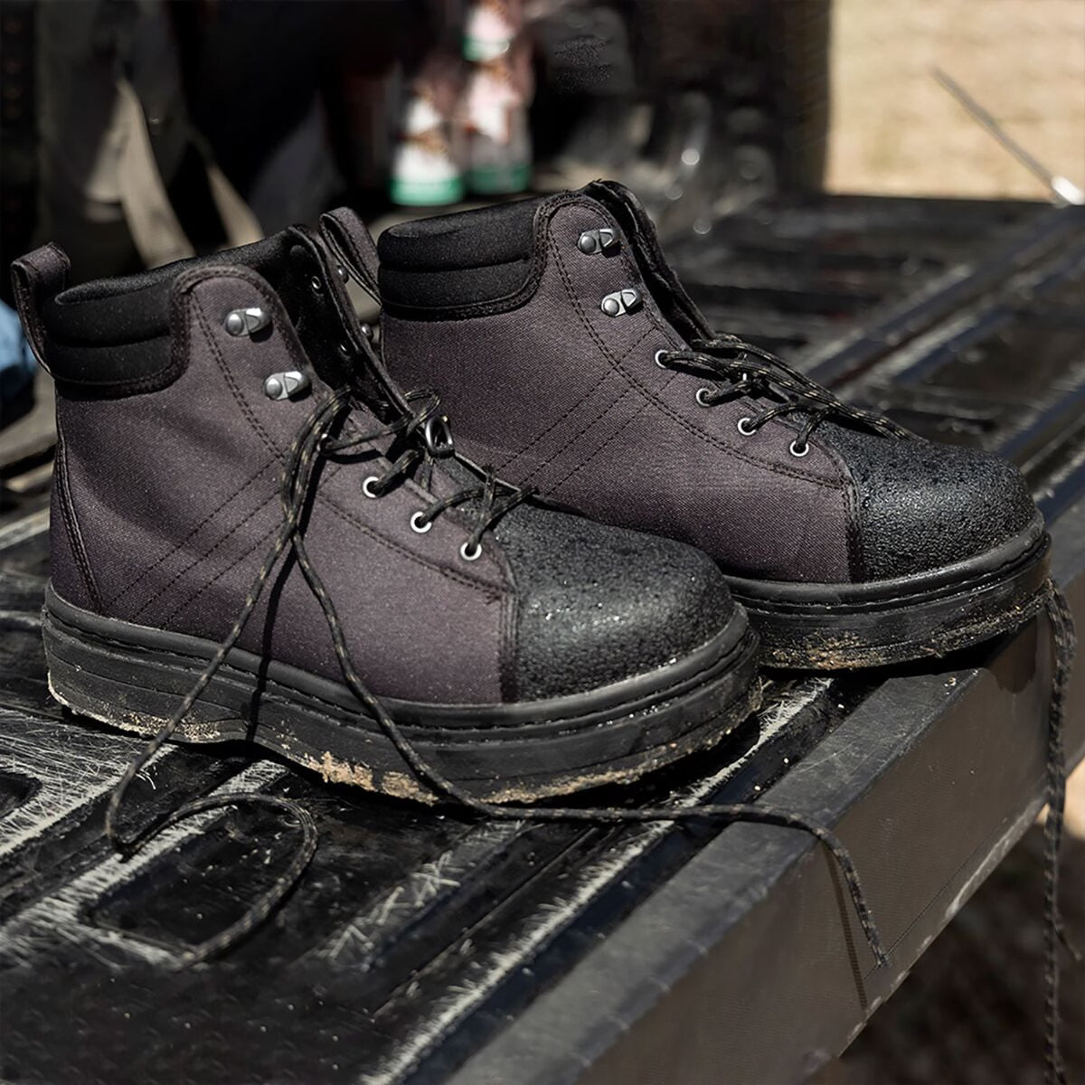 Men's Wading Boots with Cleats for Fishing and River Hiking