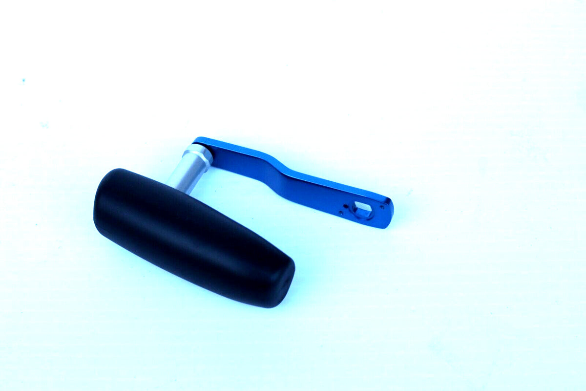 Power Handle Assembly for HXW5/2 Raptor Fishing Reel - Blue