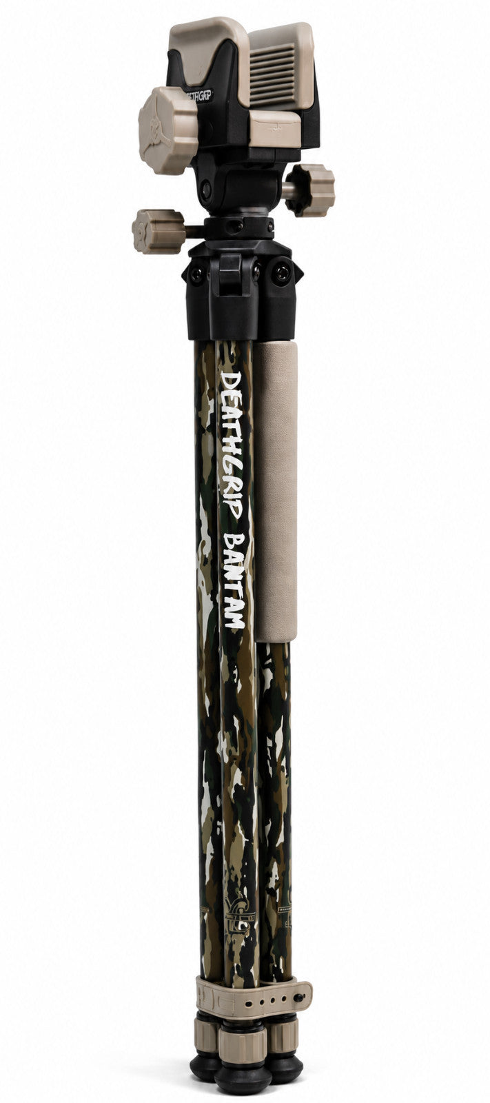 Lightweight Hunting Tripod with Adjustable Height & Camo Finish