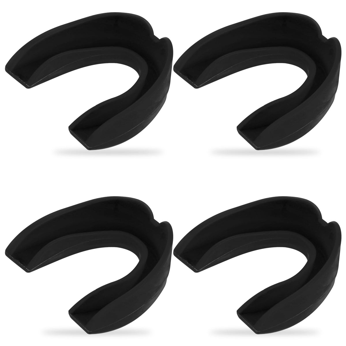 4 Pack Sports Mouth Guards Athletic Teeth Protector for Boxing Football Soccer