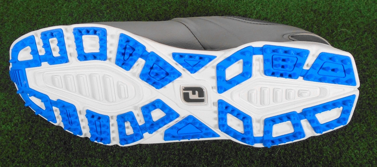 Women's Spikeless Golf Shoes Waterproof Lightweight Support - Grey Reef Blue
