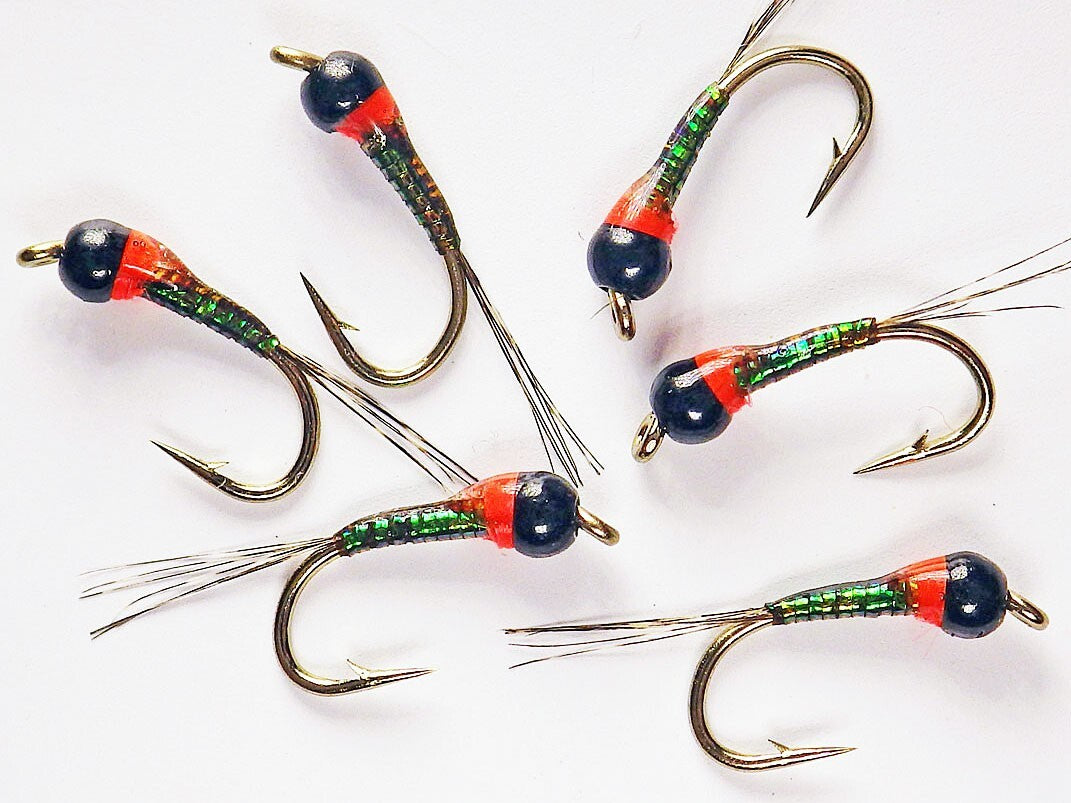 Premium Tungsten Nymphs Fly Fishing Flies for Trout - Multiple Hook Sizes