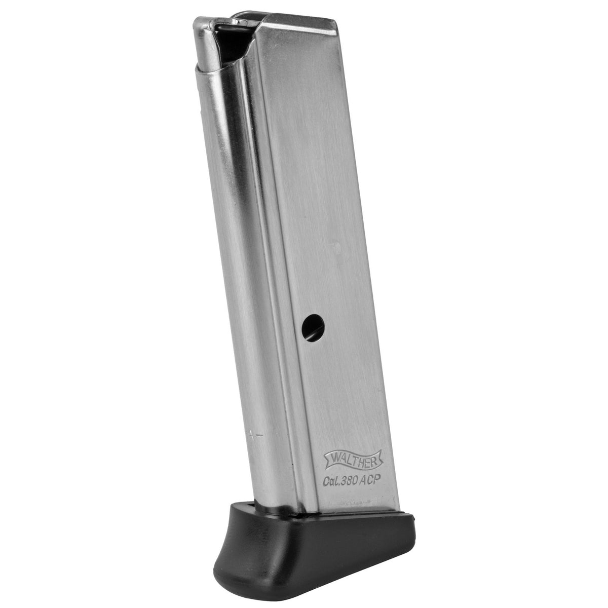 Walther PPK/S .380 ACP Nickel Magazine 7 Rounds with Finger Rest - 2 Pack