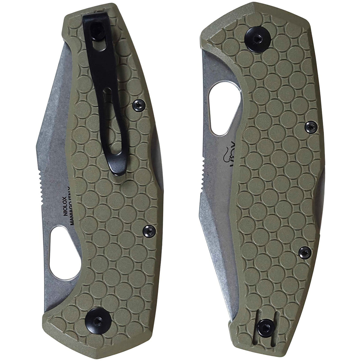 Jesper Voxnaes Folding Knife 3.25 Inch Stainless Steel Blade Pocket Clip