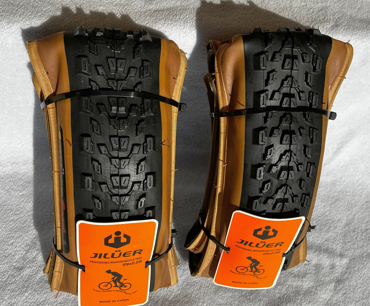 2 Pack Bicycle Tires - 26x1.95, 26x2.25, 27.5x2.10, 29x2.20 | Mountain Bike Tires