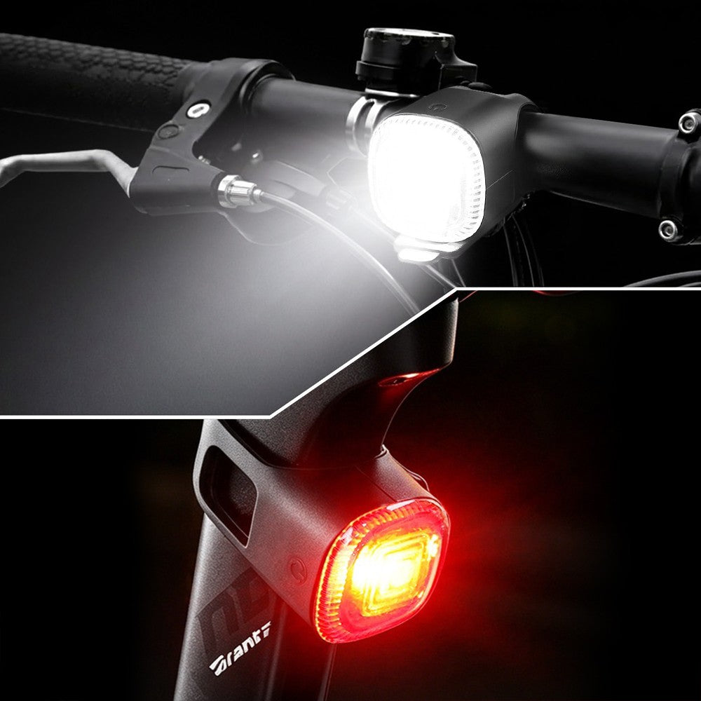 Rechargeable USB Bike Lights Set - Front and Rear LED Safety Kit