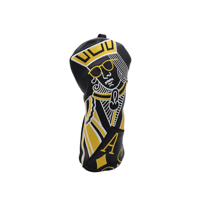 Golf Club Head Covers Set - Wood, Driver, Fairway, Hybrid, PU Leather