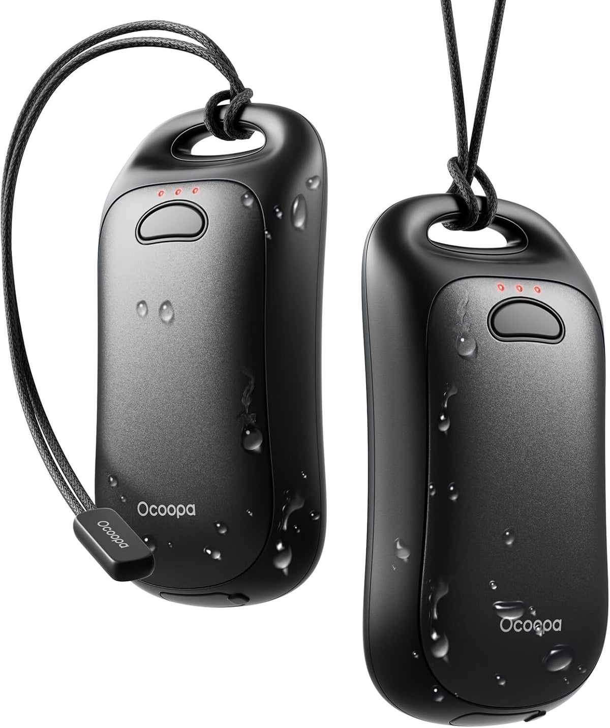Rechargeable Portable Hand Warmer with 6000mAh Battery Waterproof for Outdoor Hiking