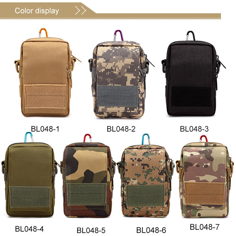 Tactical Molle Bag Outdoor EDC Waist Pouch Military Fanny Pack Phone Holder