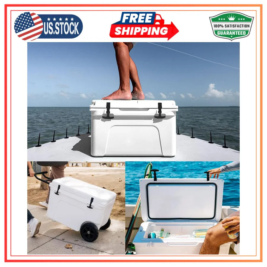 2 Pack Durable Rubber Cooler Lid Latches for Yeti and Most Hard Coolers