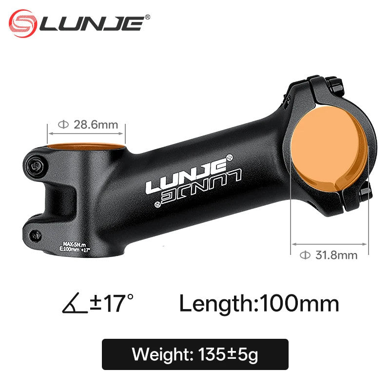 Ultralight MTB Bike Stem 10°-35° Angles for 31.8mm Handlebar, 60-110mm Lengths