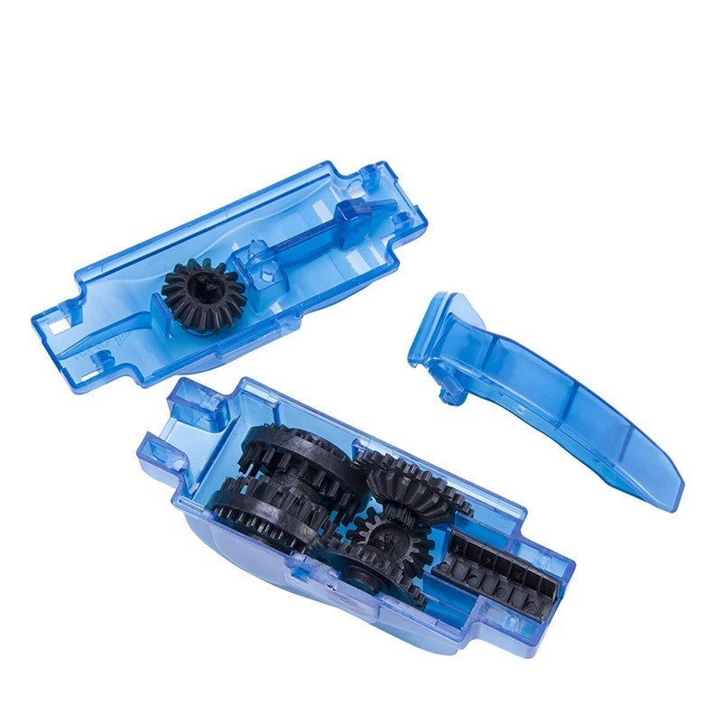 Portable Bicycle Chain Cleaner Kit with Brushes for Mountain Cycling