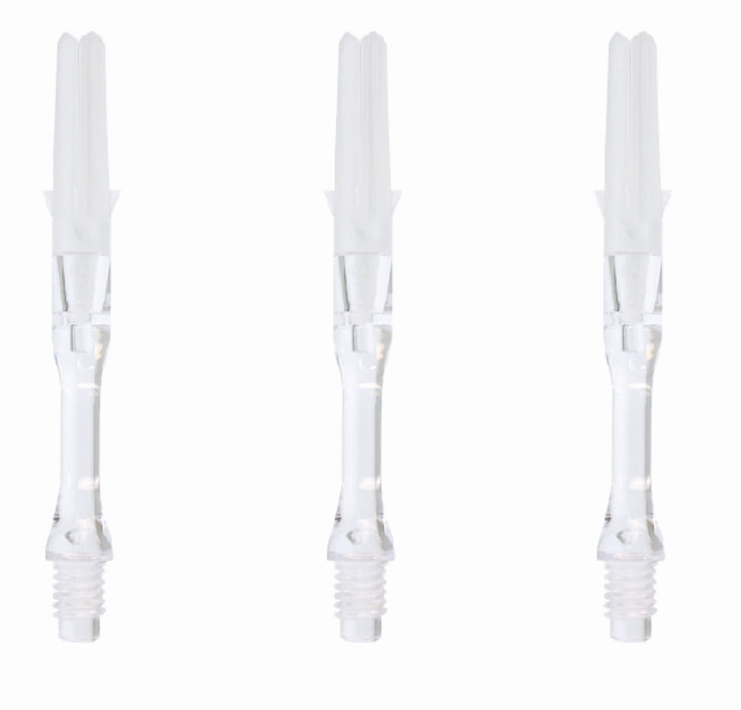 L-Style Slim Silent Clear Dart Shafts - 300 Pack