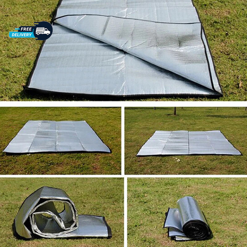 Camping Foam Mat with Aluminum Foil Insulation for Outdoor Use
