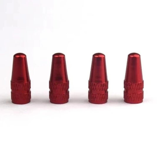 Aluminum Bicycle Valve Caps 4pcs - MTB Road Bike Dust Covers Cycling Accessories
