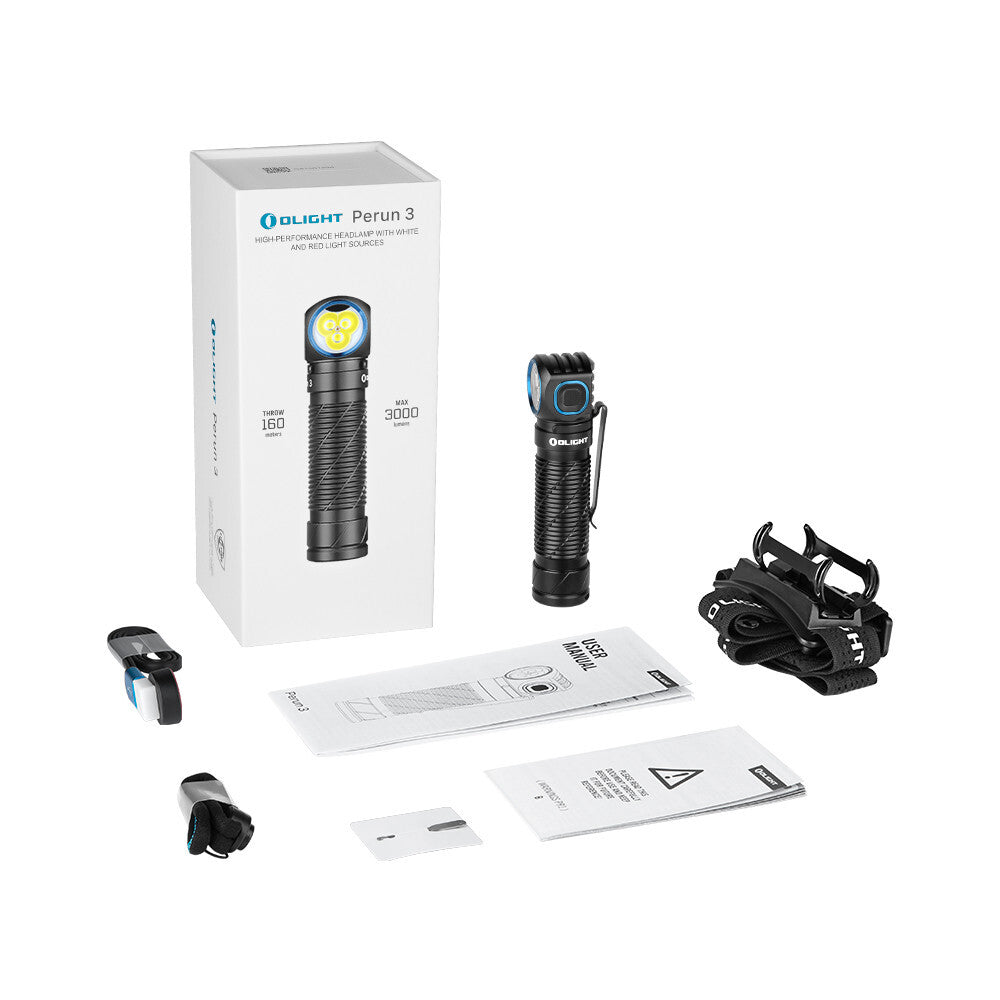 LED Headlamp 3000 Lumens Waterproof Rechargeable Outdoor Light