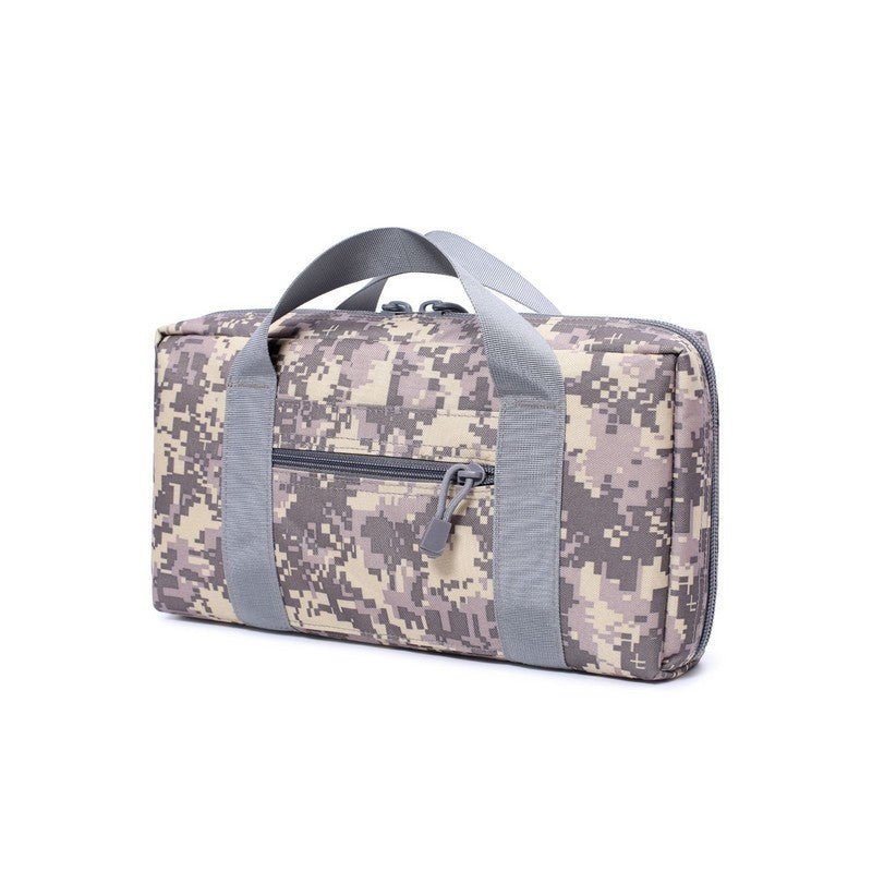 Tactical Gun Case for Handgun and Magazine Storage – Rugged Nylon Range Bag