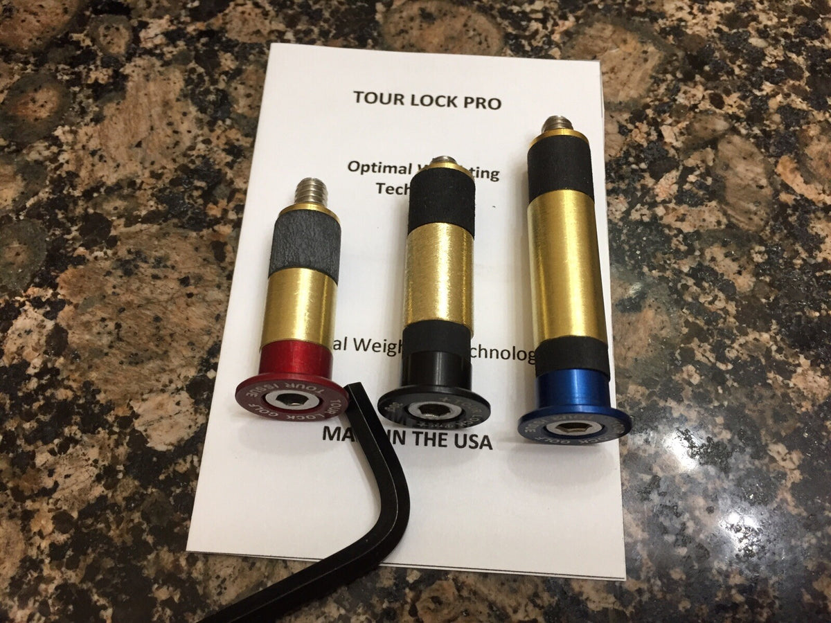 Golf Club Counter Balance Weights Set - 25g, 30g, 40g with Tool & Manual
