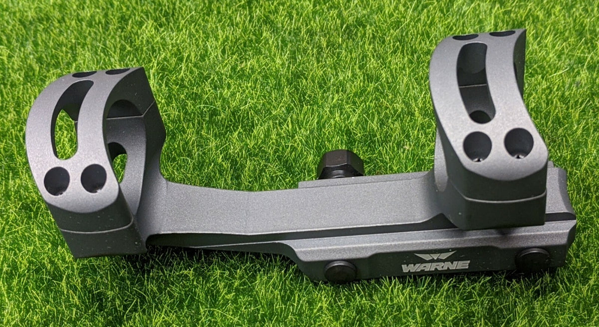 Warne 30mm Skeletonized Cantilever - Zero MOA, Extended