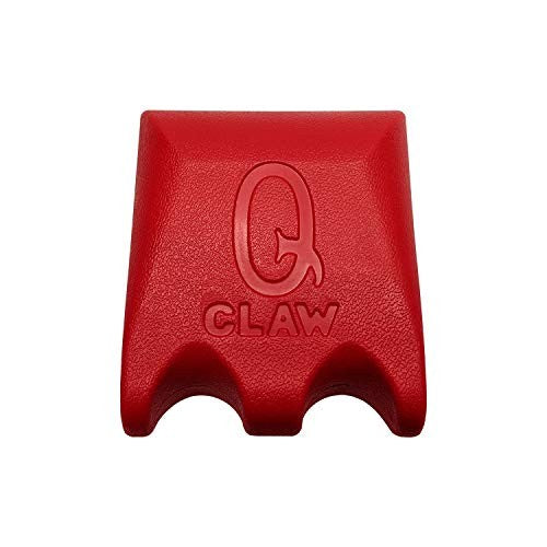 Cue Holder Rack for Pool/Billiards — 2 Cues, Portable Red