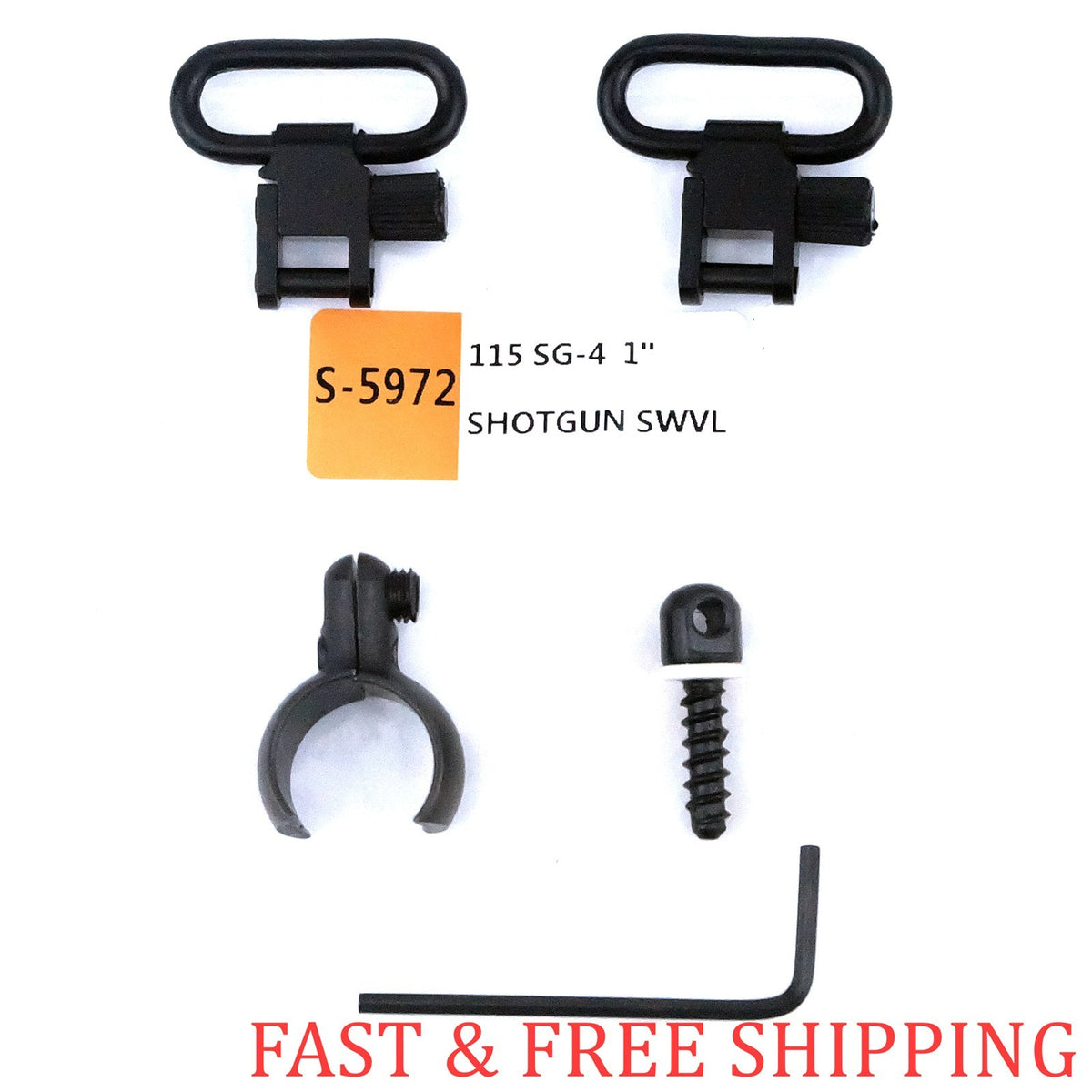 Shotgun Sling Mount Kit for 20 Gauge Shotgun - 0.700"-0.750" Barrel Diameter Fits Magnum Split Band