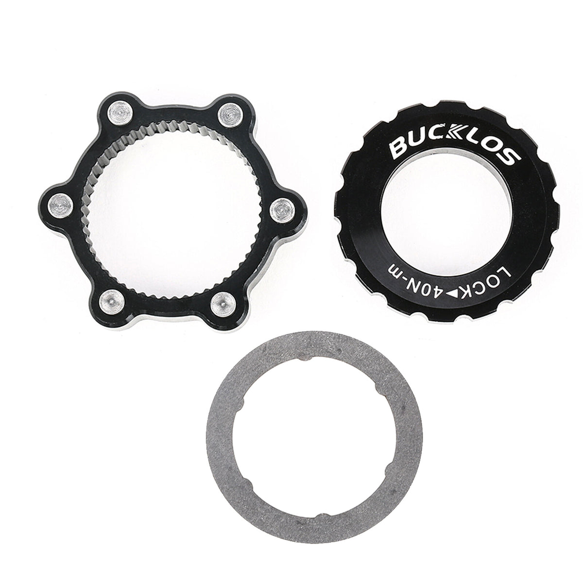 Bike Disc Brake Centerlock Adapter Ring for 6-Bolt Rotor Conversion
