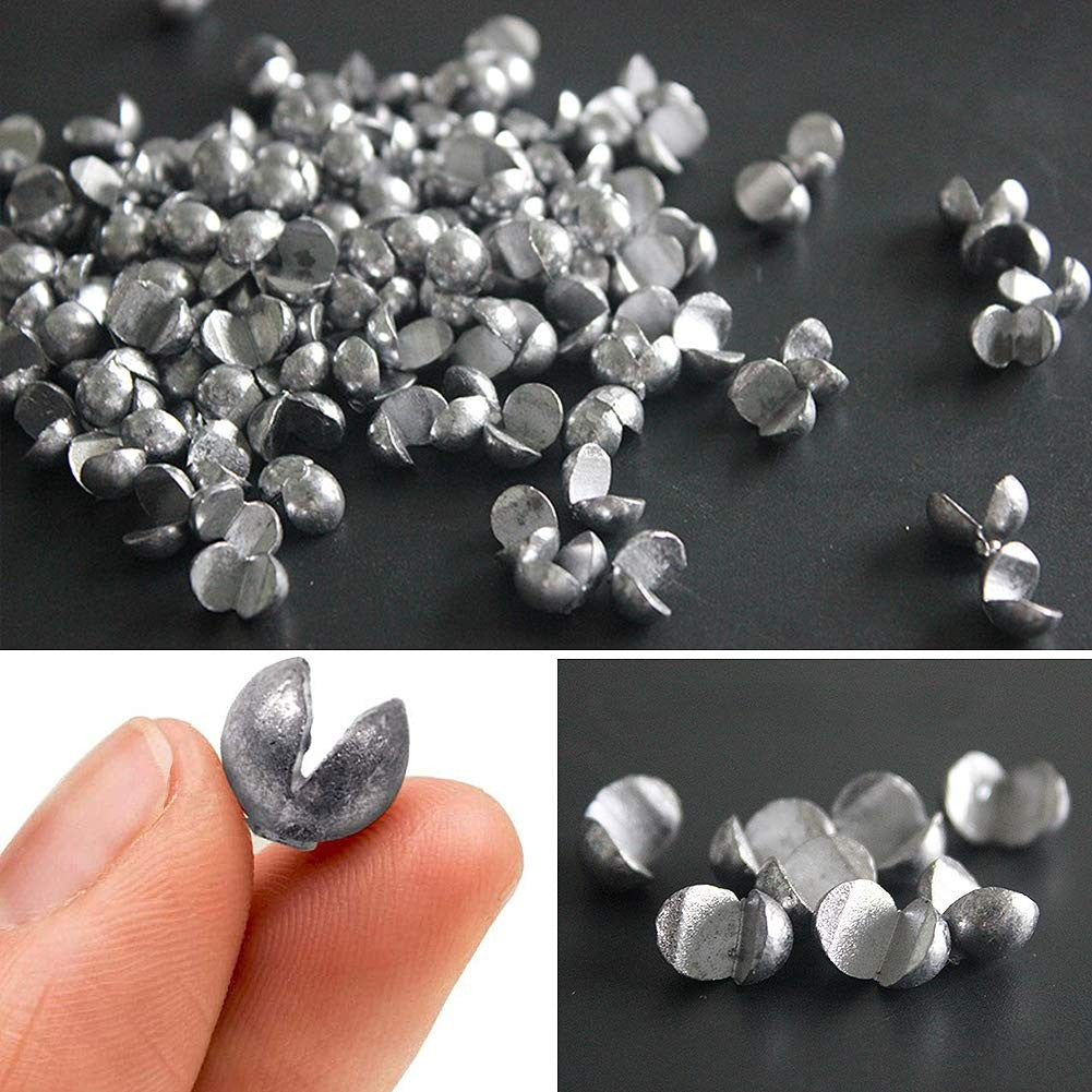 Fishery Split Shot Fishing Weights 500Pcs 0.4g Sinking Sinkers Tackle