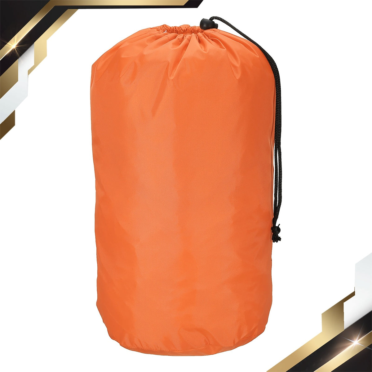 Waterproof Nylon Storage Sack 9x16 Inch Portable Drawstring Bag for Camping