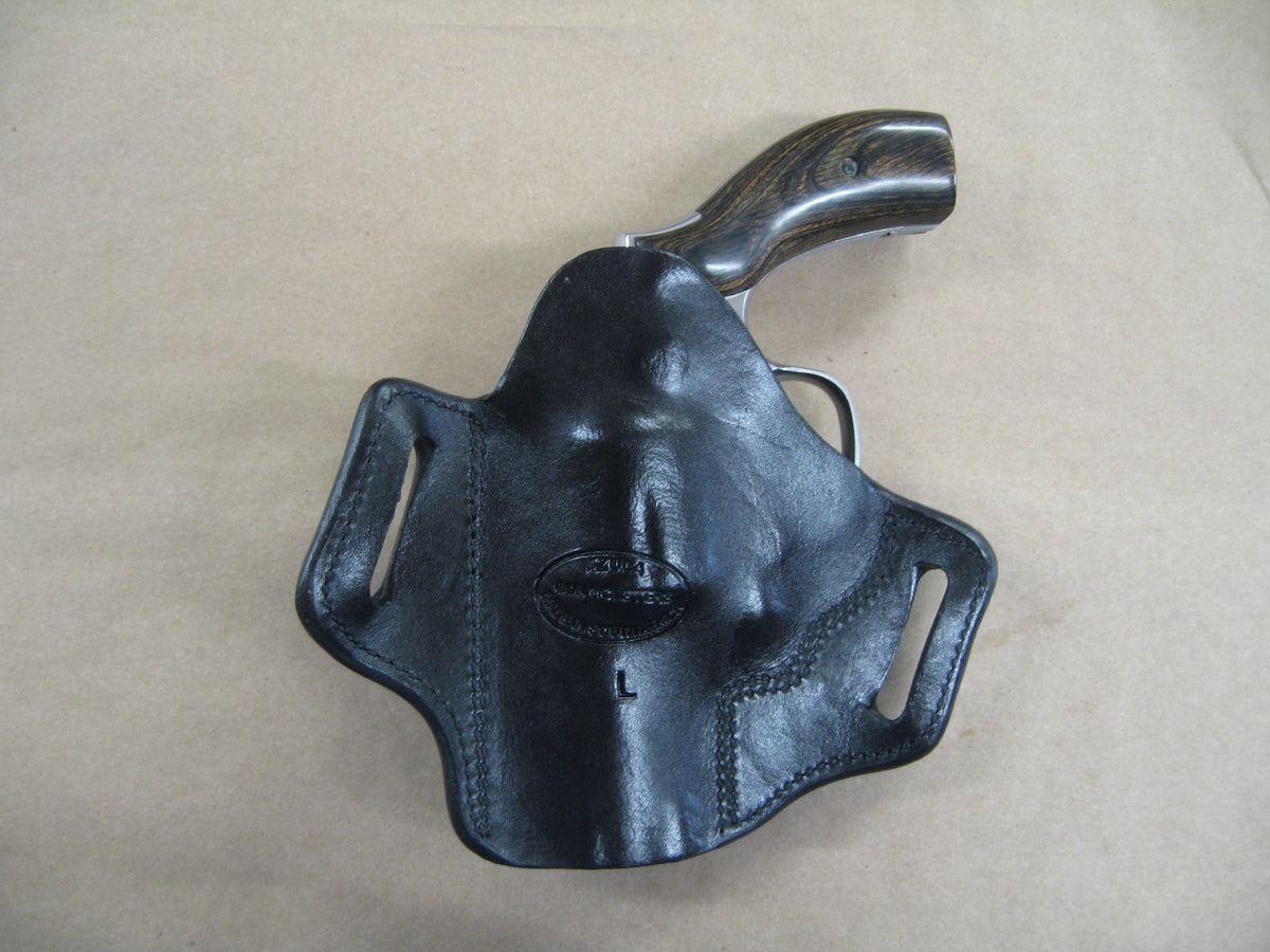 Leather Pancake Gun Holster for Ruger Revolvers OWB Belt Carry